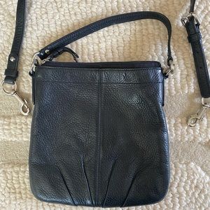 Coach Black Leather Crossbody Bag
